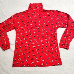 Vintage 80s-90s Mickey Mouse Walt Disney Turtle Neck Size Medium